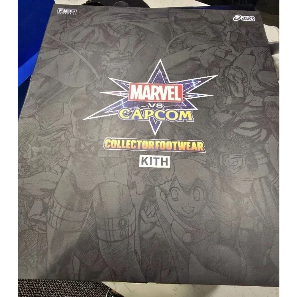 Kith Marvel ASICS Capcom vs Marvel Gel Nimbus 10.1 Iron Man Mega Man Men's 10